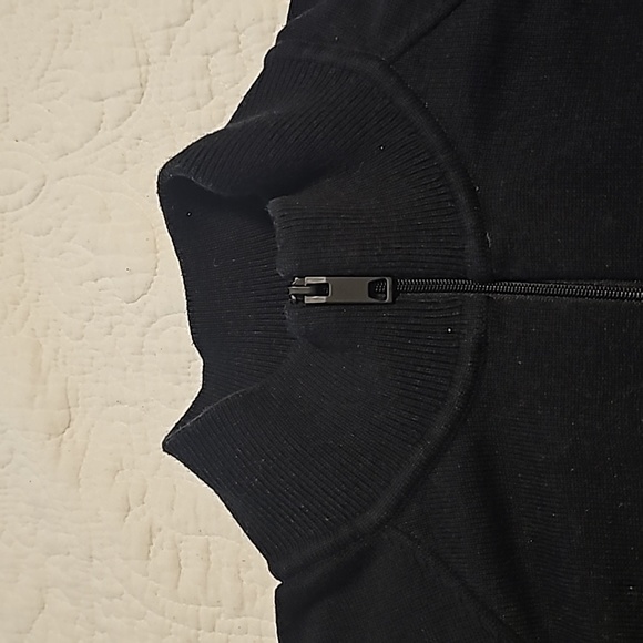 MENS M zip up silk cardigan - Picture 2 of 8